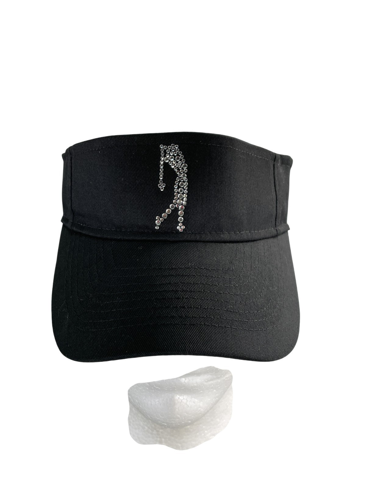Titania Bling Hat Cap Strap Back Black Golf Crystal Rhinestone Womens Ladies 100