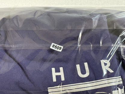 Hurley Graphic Pullover Hoodie 2XL Navy 100% Cotton Long Sleeve Hooded Logo