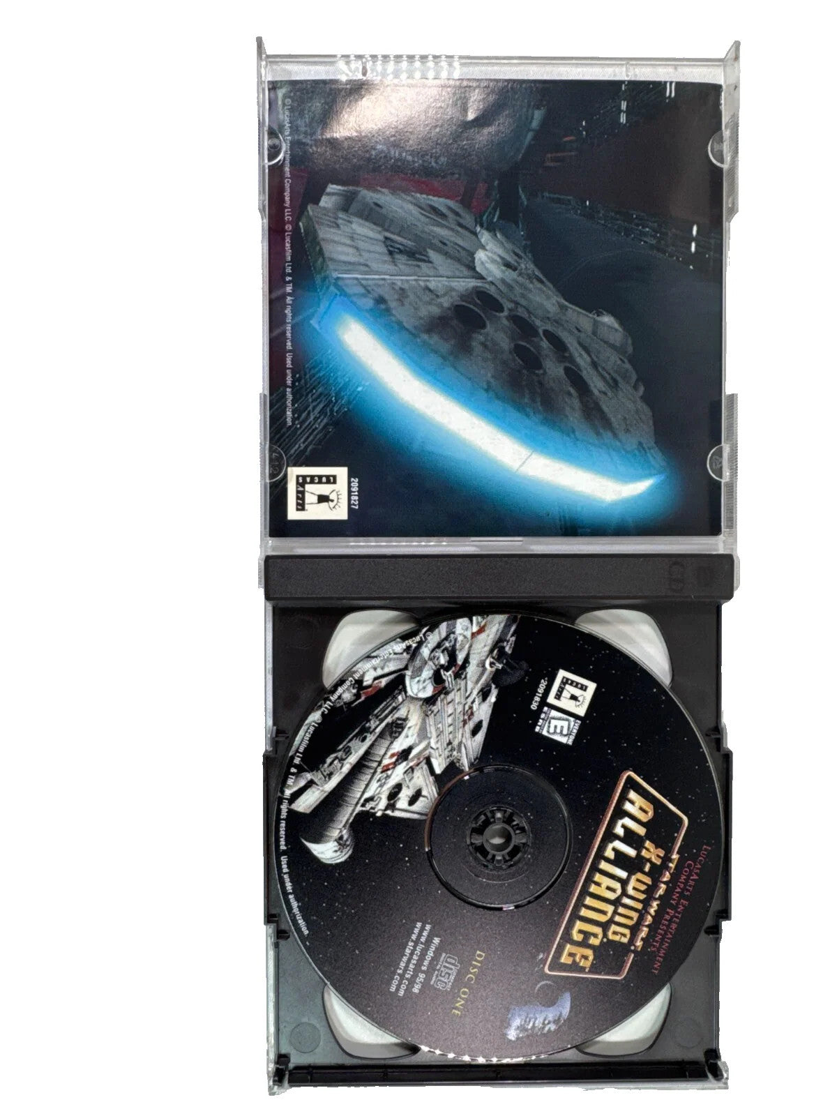 Star Wars X-Wing Alliance PC CD-ROM 2000 LucasArts 2-Disc Game Untested Hasbro