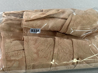KAREN MILLEN SK035/S00S Midi Skirt 14 Beige Floral Print Viscose Acetate Length