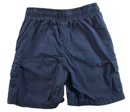 Bundle Boys Old Navy Blue Cargo Beige Pull Up Shorts Set of 2 Size Large 10-12