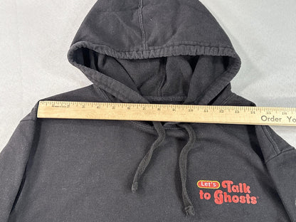 Steven Rhodes Let's Talk Skull Horror Hoodie XL Black Pullover Graphic Long