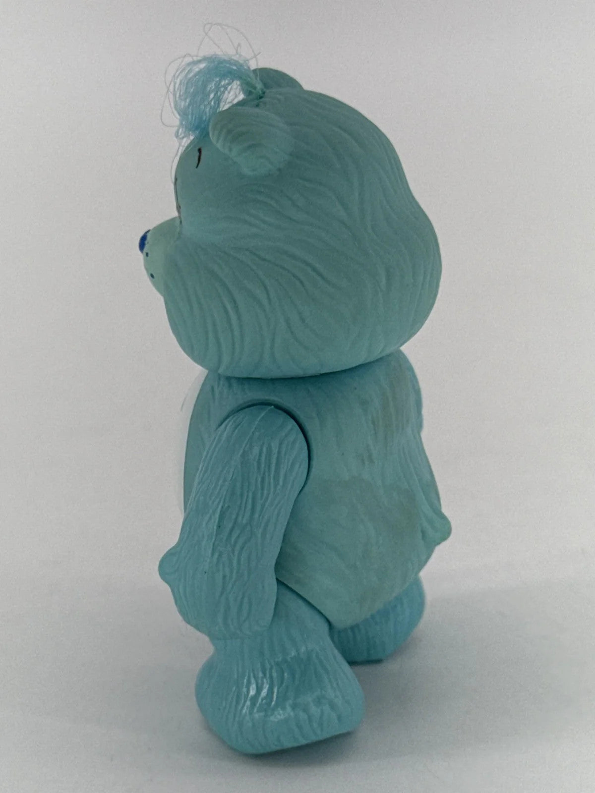 1983 Kenner Care Bears Bedtime Bear 3.5" Poseable Figure Blue Moon Star Vintage