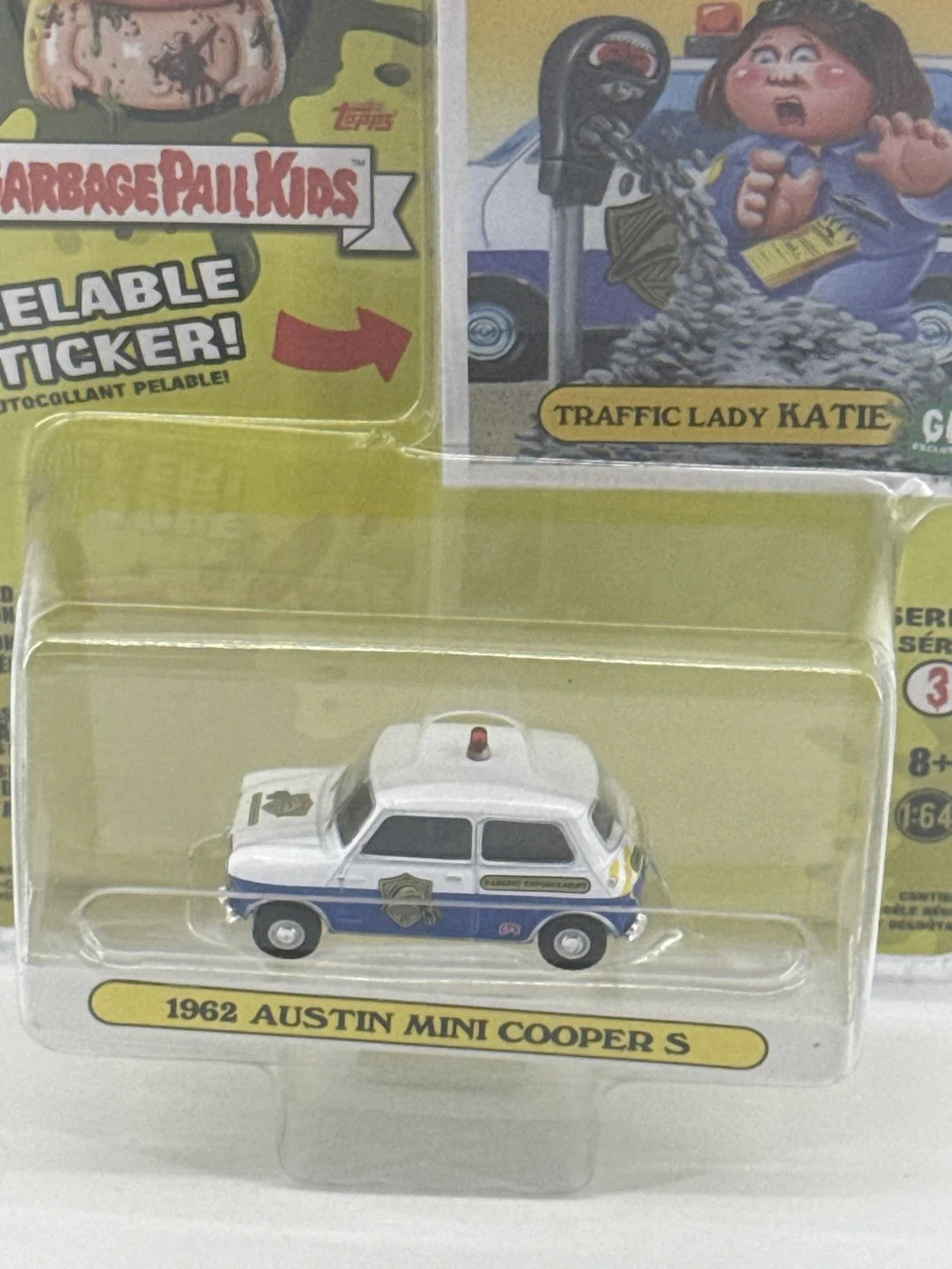 Greenlight GPK Traffic Lady Katie 62 Mini Cooper S 1:64 Diecast New Rare Kids