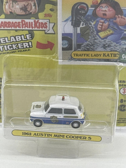 Greenlight GPK Traffic Lady Katie 62 Mini Cooper S 1:64 Diecast New Rare Kids