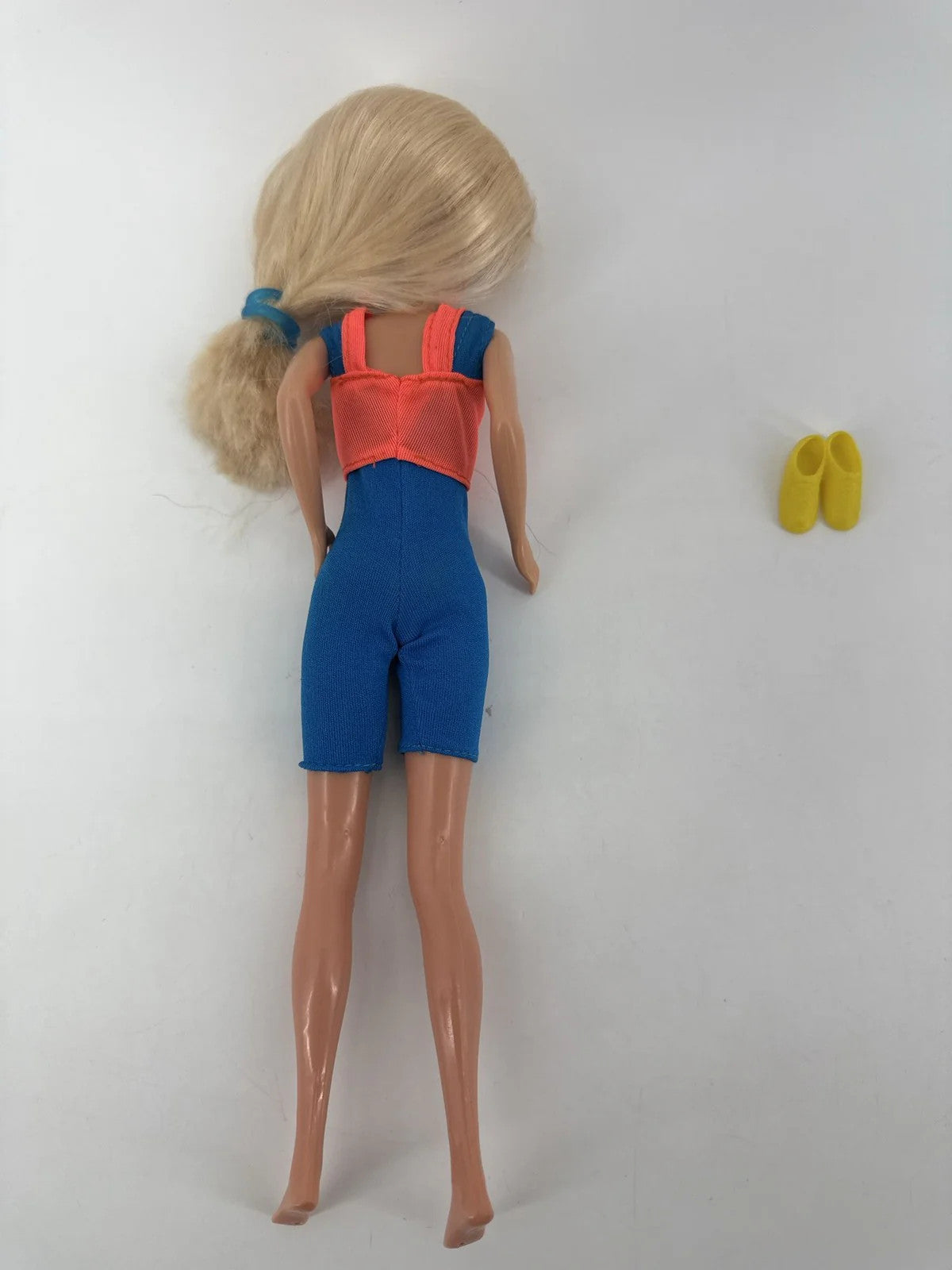 Vintage 1988 Mattel Teen Looks Jazzie Workout Doll Blonde Hair Gym Action Figure