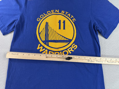 adidas Golden State Warriors Graphic Tee S S/P Blue 100% Cotton Crewneck Short