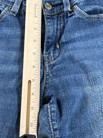 Signature Jeans 12 S Womens S/C Blue Bootcut Stretch Denim Mid Rise Cotton Blend