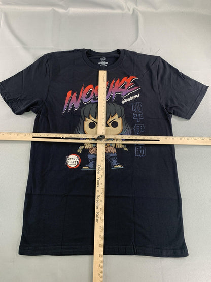 Funko Pop Tees Demon Slayer Inosuke Hashibira Shirt Mens Medium Black Anime Tee