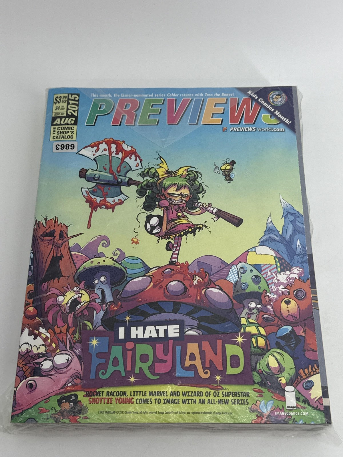 PREVIEWS Comic Shop Catalog Aug 2015 I Hate Fairyland Batman Robin & DC Kids