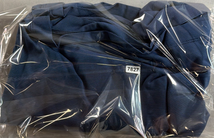 Nike Golf Dri-FIT Polo Shirt Mens L Navy Blue Stripe Short Sleeve Performance