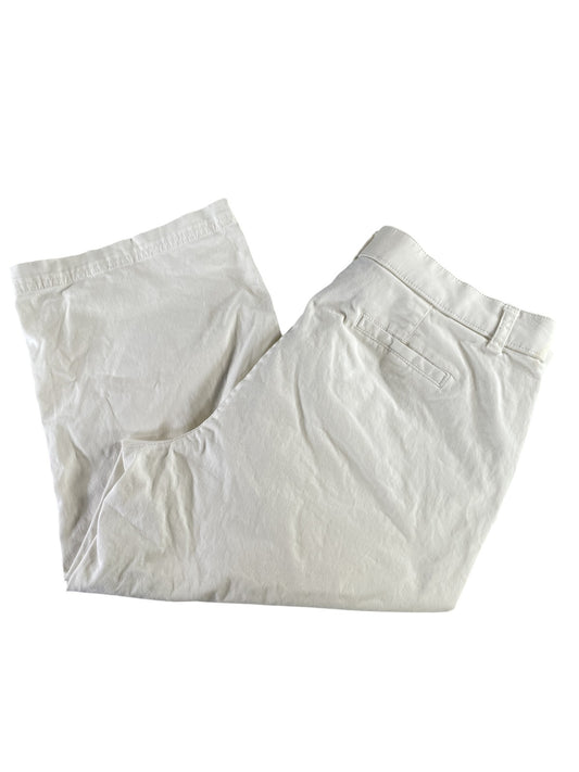 Karen Scott Pants Womens 12 Petite Stretch Capri Cropped Button Casual Summer