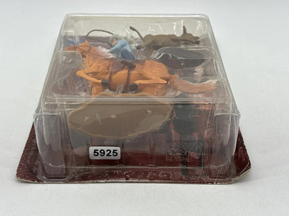 NewRay Western Rodeo Cowboy Horse Calf Roping Action Figure Playset Toy Vintage