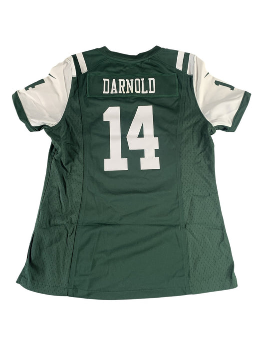 New York Jets Jersey Womens Medium NFL Football Sam Darnold 14 Nike On Field