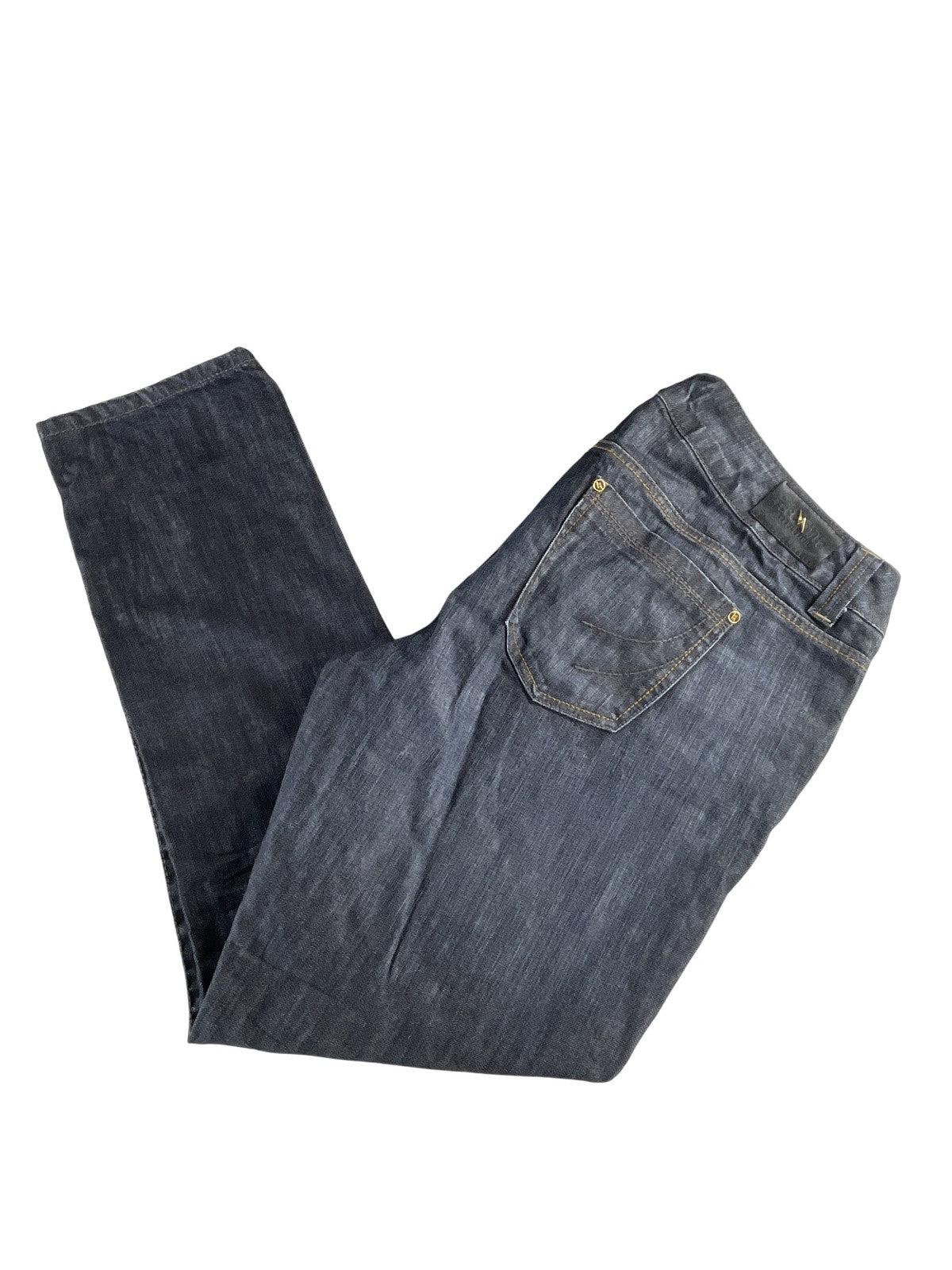 Freestyle Revolution Jeans Womens 22 Blue Bowie Sand Stretch Denim Straight Leg