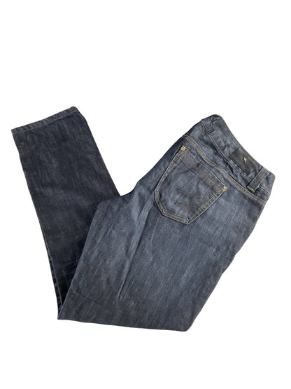 Freestyle Revolution Jeans Womens 22 Blue Bowie Sand Stretch Denim Straight Leg