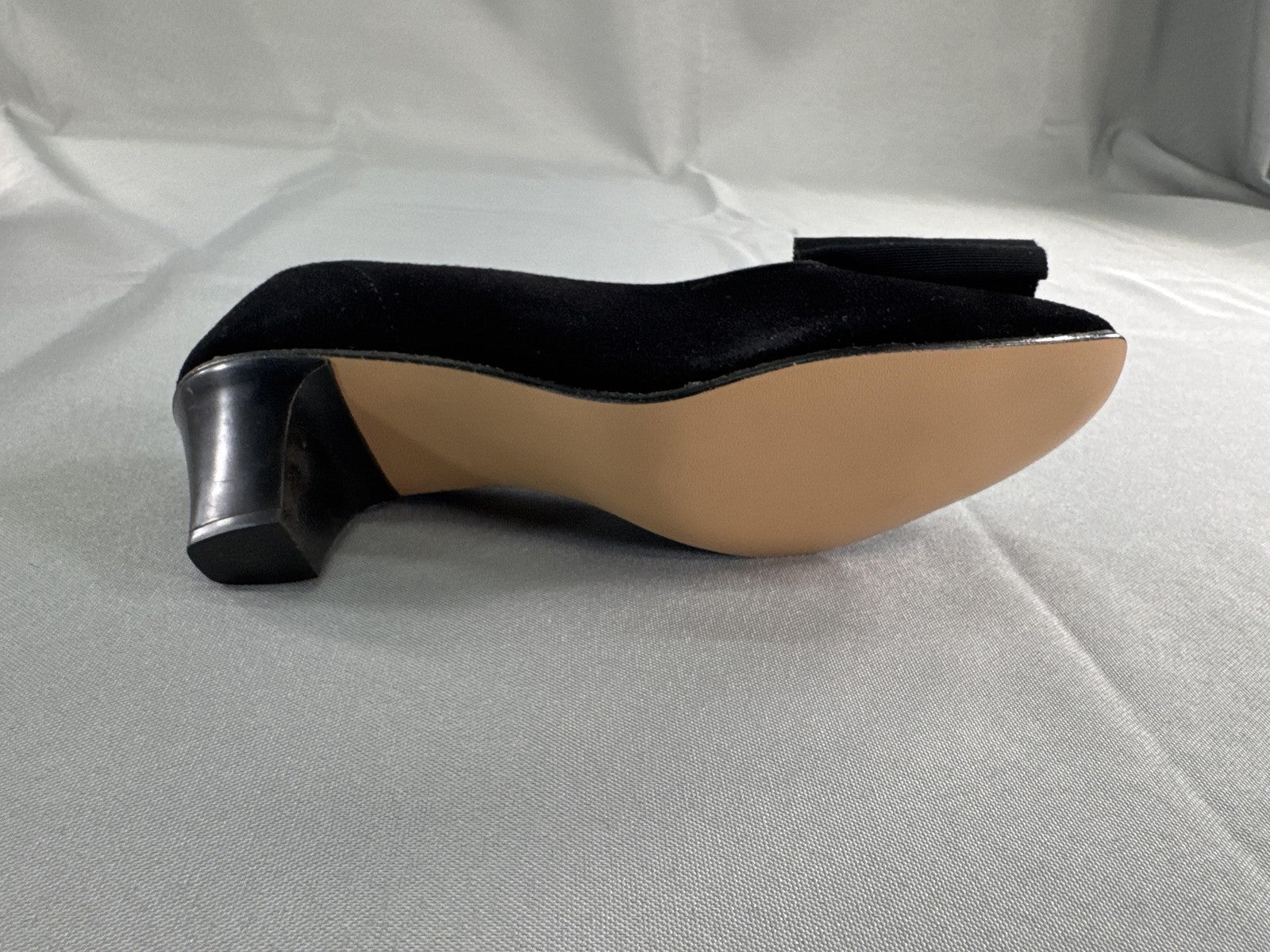 Vintage Elegantes by Rogers Shoes Womens Size 5.5M Black Kitten Heel USA 60s