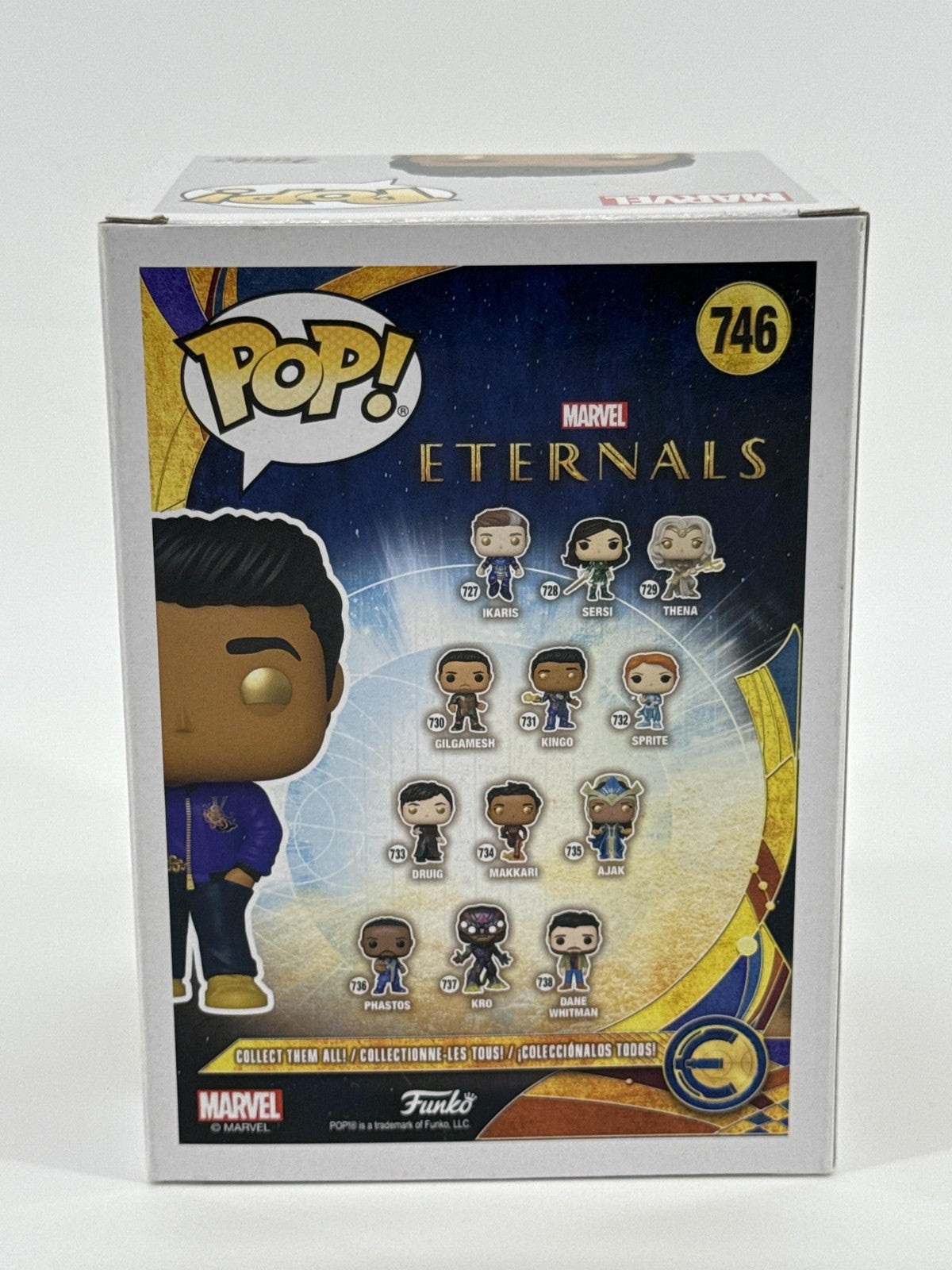Funko Pop Marvel Eternals Kingo #746 Marvel Collector Corps Exclusive Standard