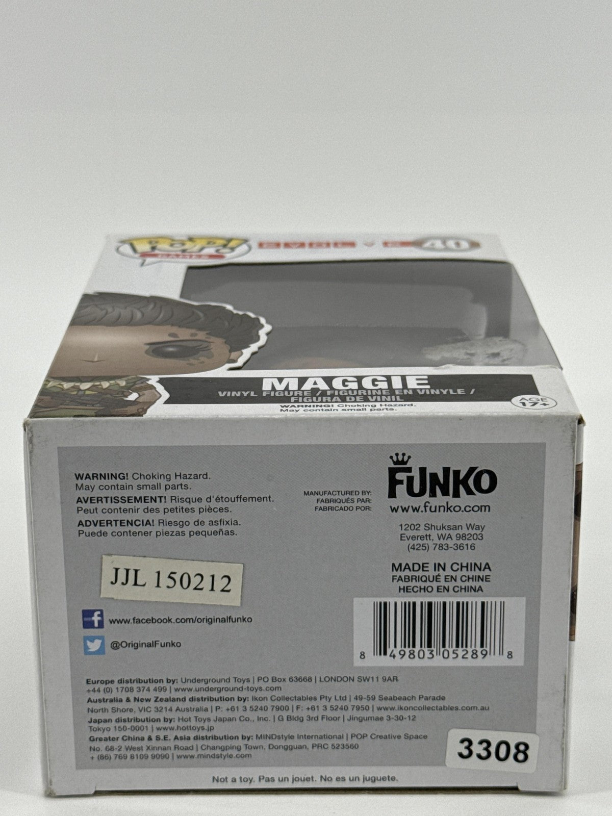 Funko Pop Games Evolve Maggie #40 Vinyl Figure Standard Size Video Game Brown