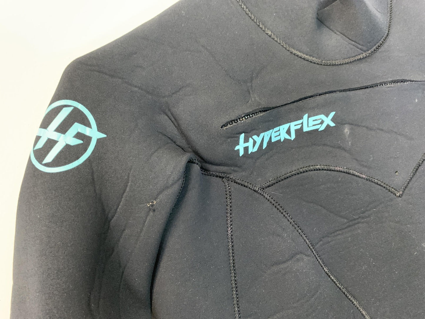 Hyperflex VYRL 4mm Youth Wetsuit Size 14 Black Chest Zip Full Suit Surf Neoprene