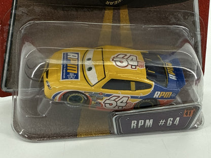 Disney Pixar Cars RPM 64 Diecast 2008 World of Cars 41 Mattel Sealed Rare NWT
