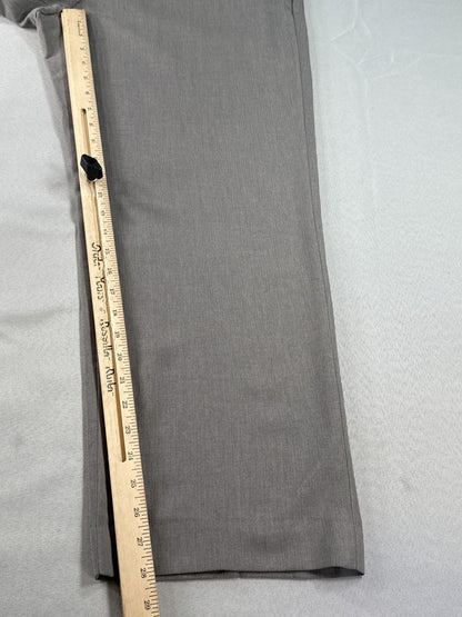 Kenneth Cole Reaction Slim Fit 38 X 30 Pants Dress 38x30 Gray 100% Polyester