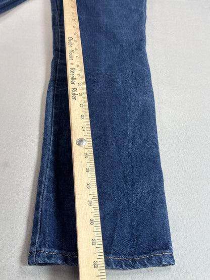 Unbranded High Rise Straight Leg Jeans Womens 8 Blue 100% Cotton Vintage Denim