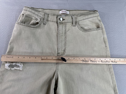 Vibrant P2105 High Rise Wide Leg Jeans 13 (W30) Womens W30 Light Denim Cotton