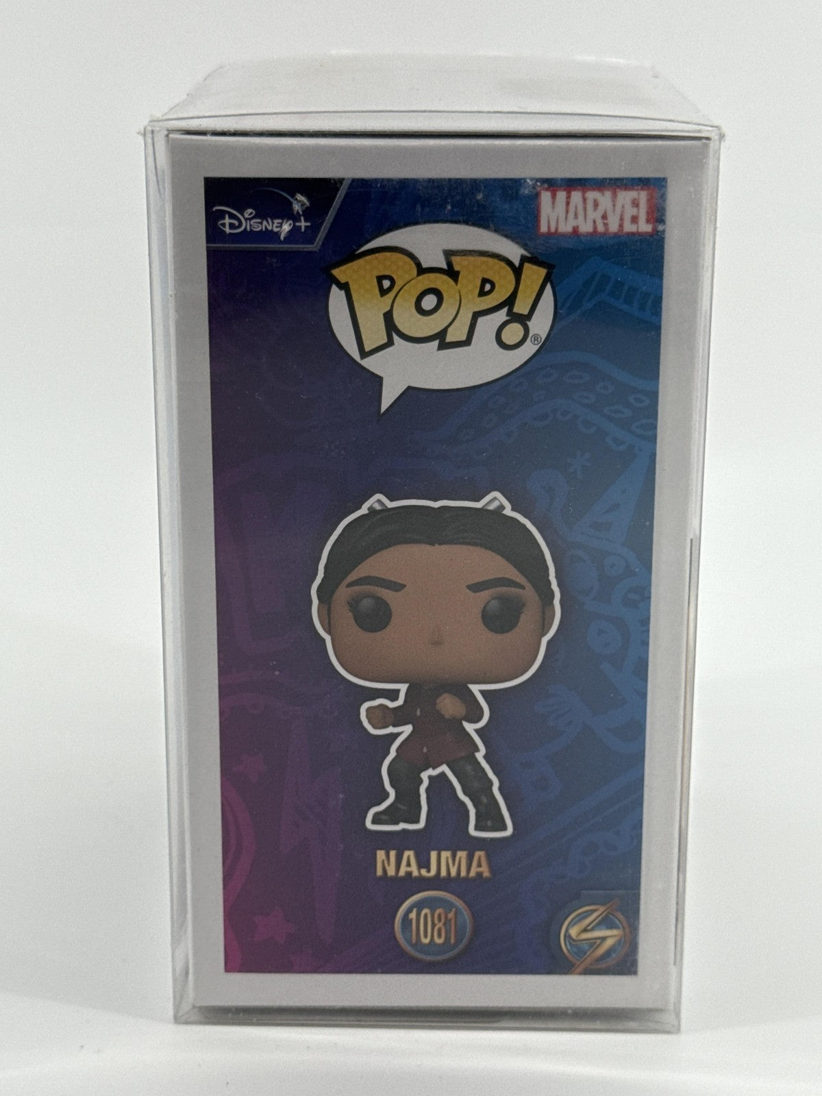 Funko Pop Najma 1081 Ms Marvel Bobblehead Vinyl Figure With Protector Multicolor