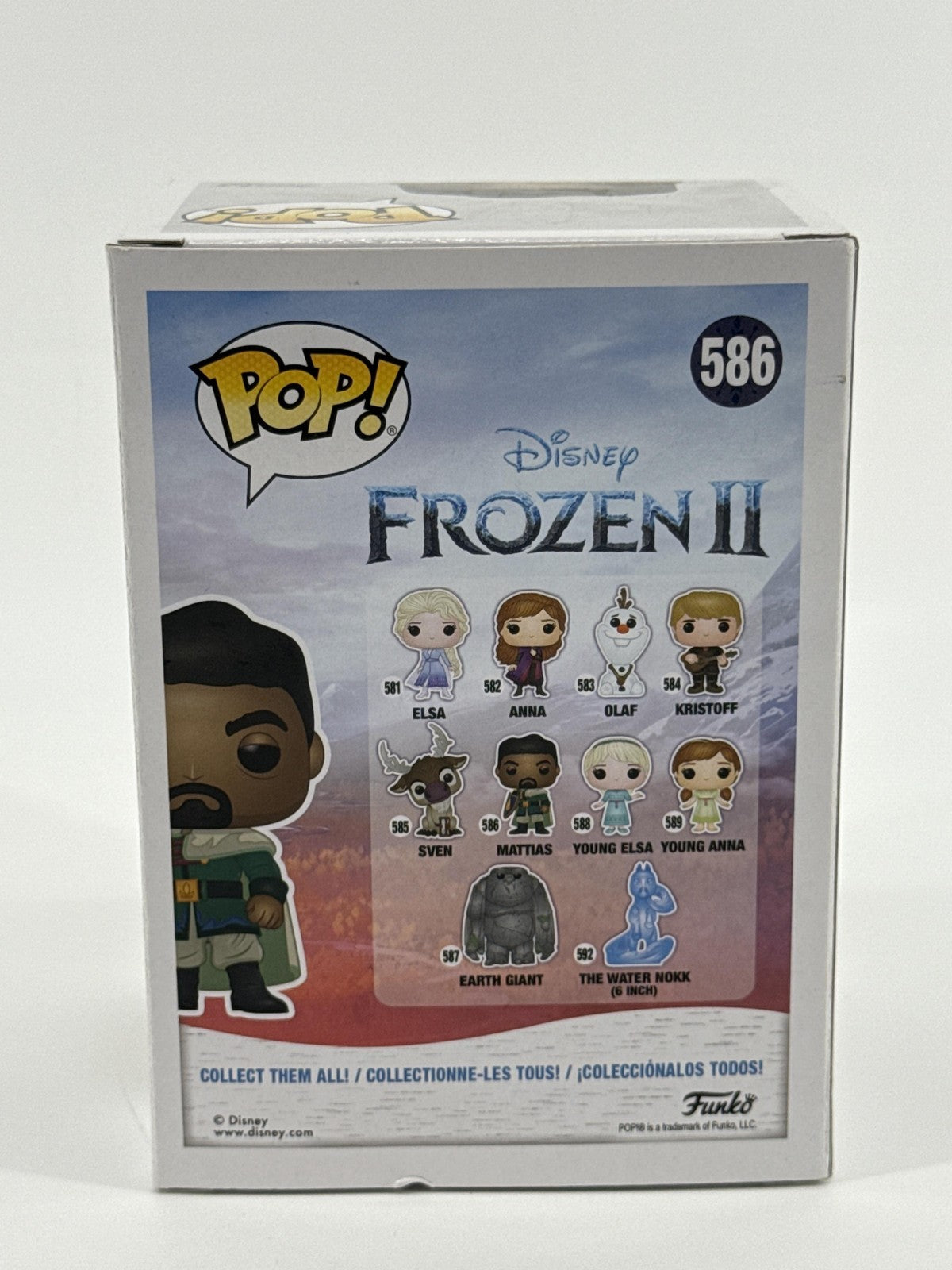 Funko Pop Disney Frozen II Mattias #586 Vinyl Figure Multicolor Standard Size