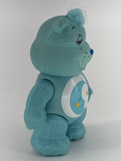 1983 Kenner Care Bears Bedtime Bear 3.5" Poseable Figure Blue Moon Star Vintage