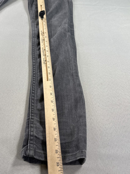 Levi's 510 Straight Leg Jeans 31x32 Gray Stretch Denim Regular Fit pocket Slim