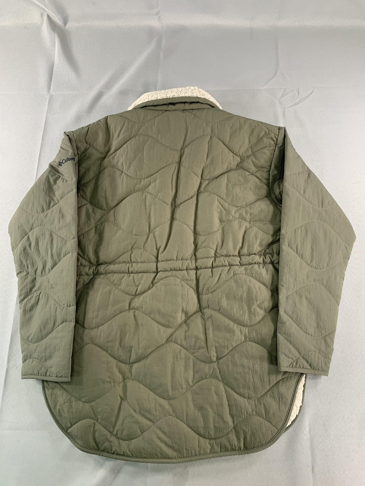 Columbia Jacket Womens XS Green Birchwood Quilted Sherpa Omni-Shield WL4815-397