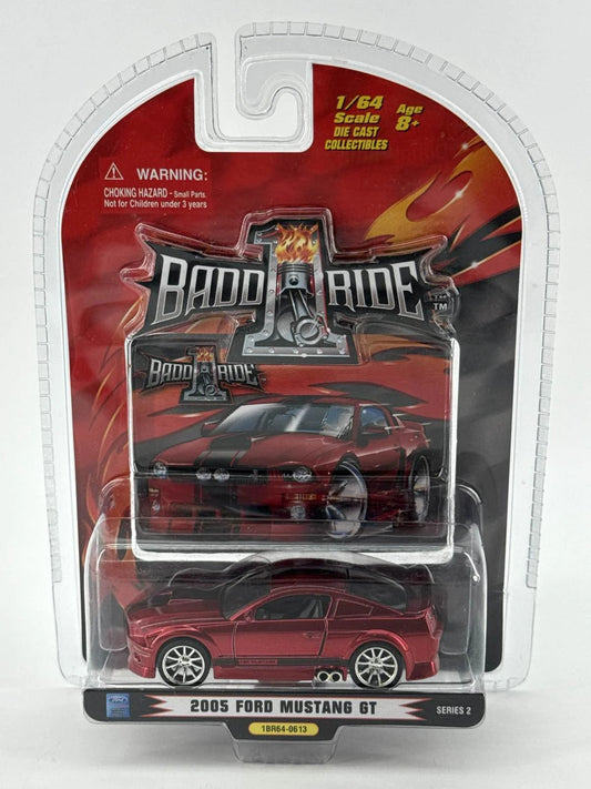 Promarkco Badd Ride 05 Ford Mustang GT Red 1:64 Series 2 Diecast Car Model 164