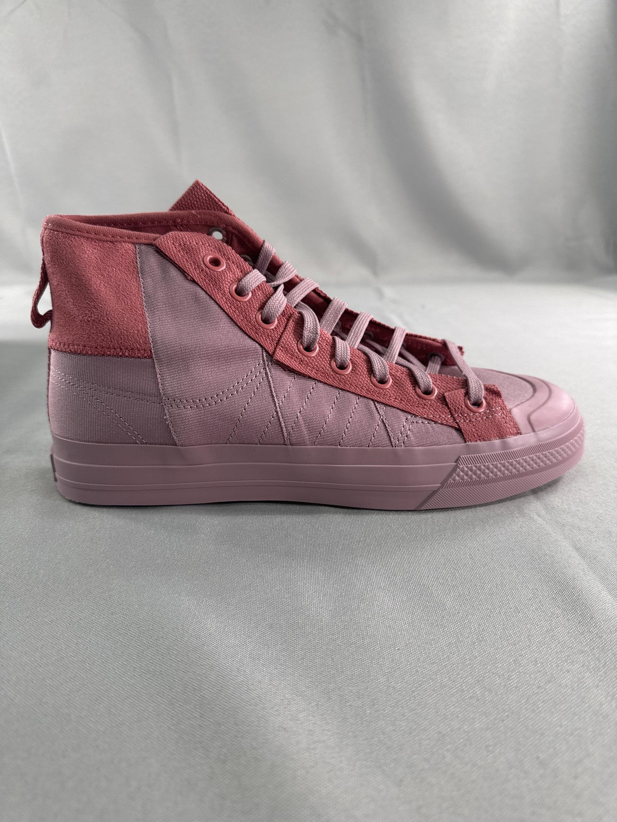Adidas Originals Nizza Hi Parley Shoes Mens Size 9.5 Pink Recycled GX6984 Suede