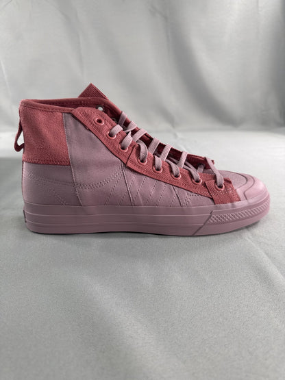 Adidas Originals Nizza Hi Parley Shoes Mens Size 9.5 Pink Recycled GX6984 Suede