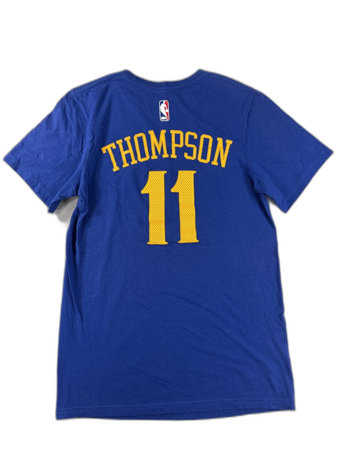 adidas Golden State Warriors Graphic Tee S S/P Blue 100% Cotton Crewneck Short