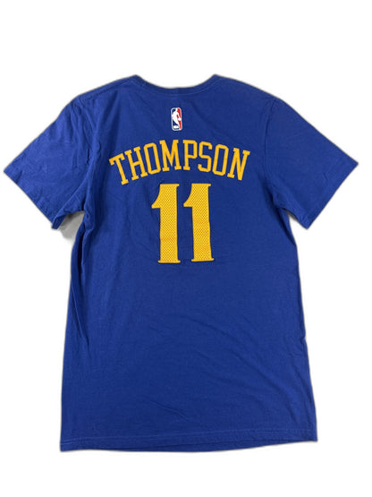 adidas Golden State Warriors Graphic Tee S S/P Blue 100% Cotton Crewneck Short