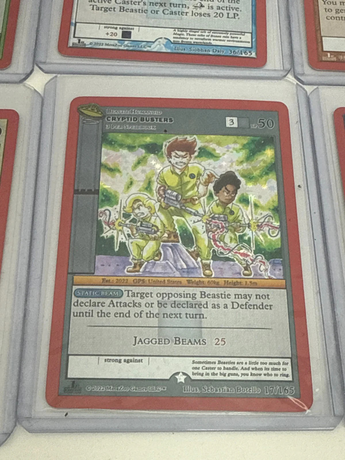 50x 2025 Metazoo Trading Card Game Lot Basic Holo RH Rare Holographic TCG Hasbro