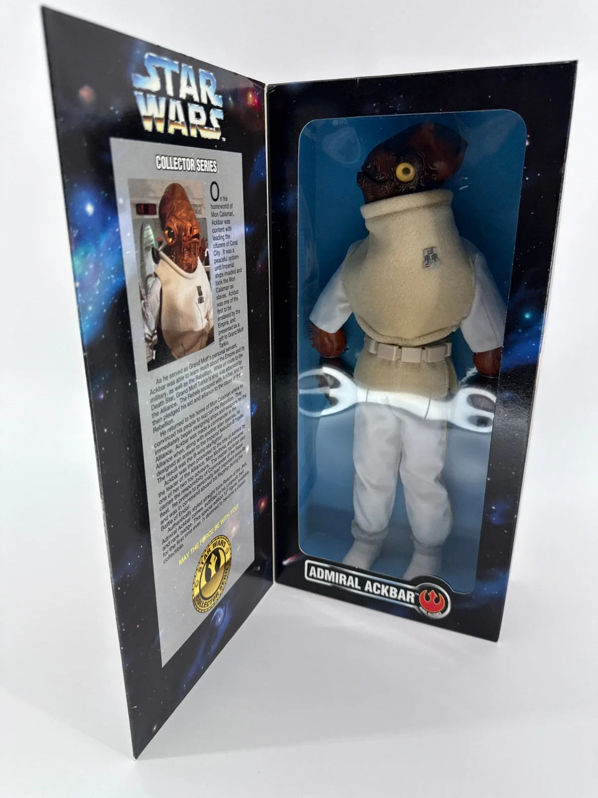Kenner Star Wars Admiral Ackbar Collector Series 12 Figure MIB 1996 VTG HTF NWT