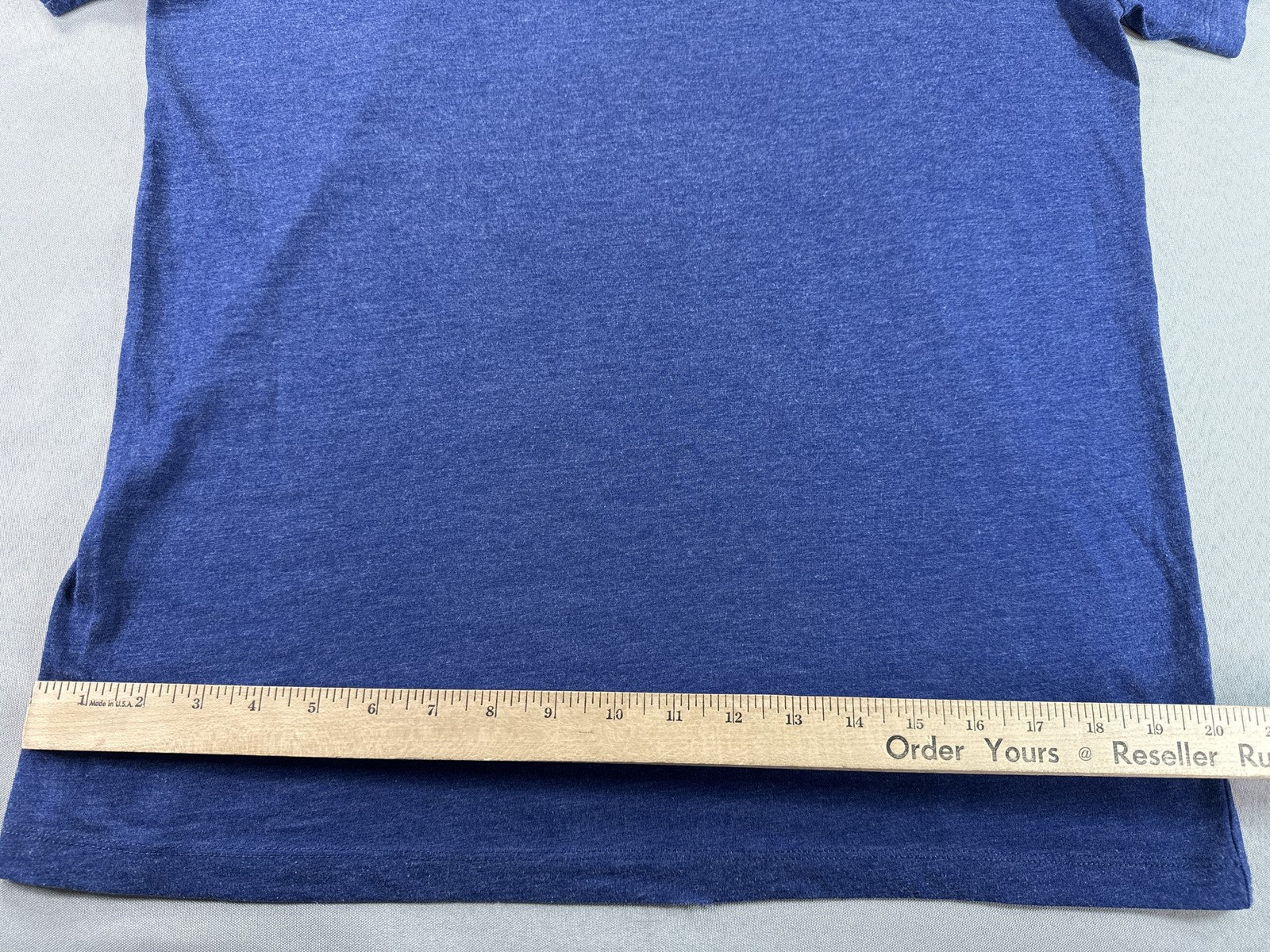 J.Crew Tee Mens Large Blue Cotton Crewneck Short Sleeve Solid Regular Fit Preppy