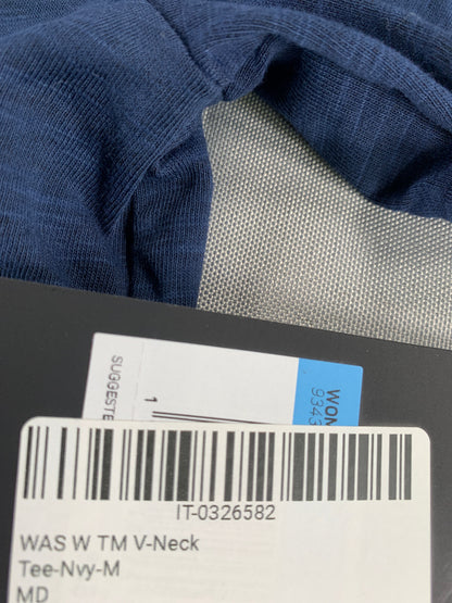 Nike Dri-Fit Washington Wizards 1963 Tee Blue V-Neck Womens M NBA Athletic NWT
