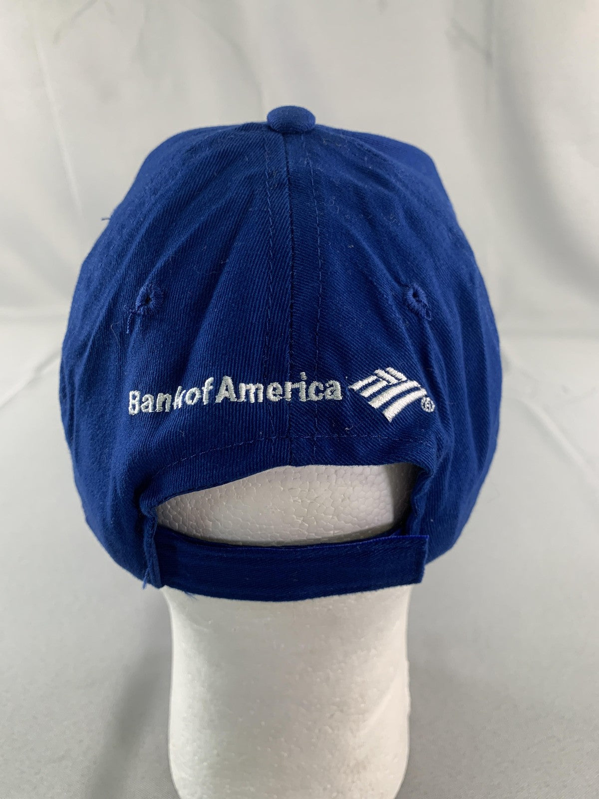 Los Angeles Dodgers Hat Cap Strap Back Mens Blue MLB Baseball Bank of America