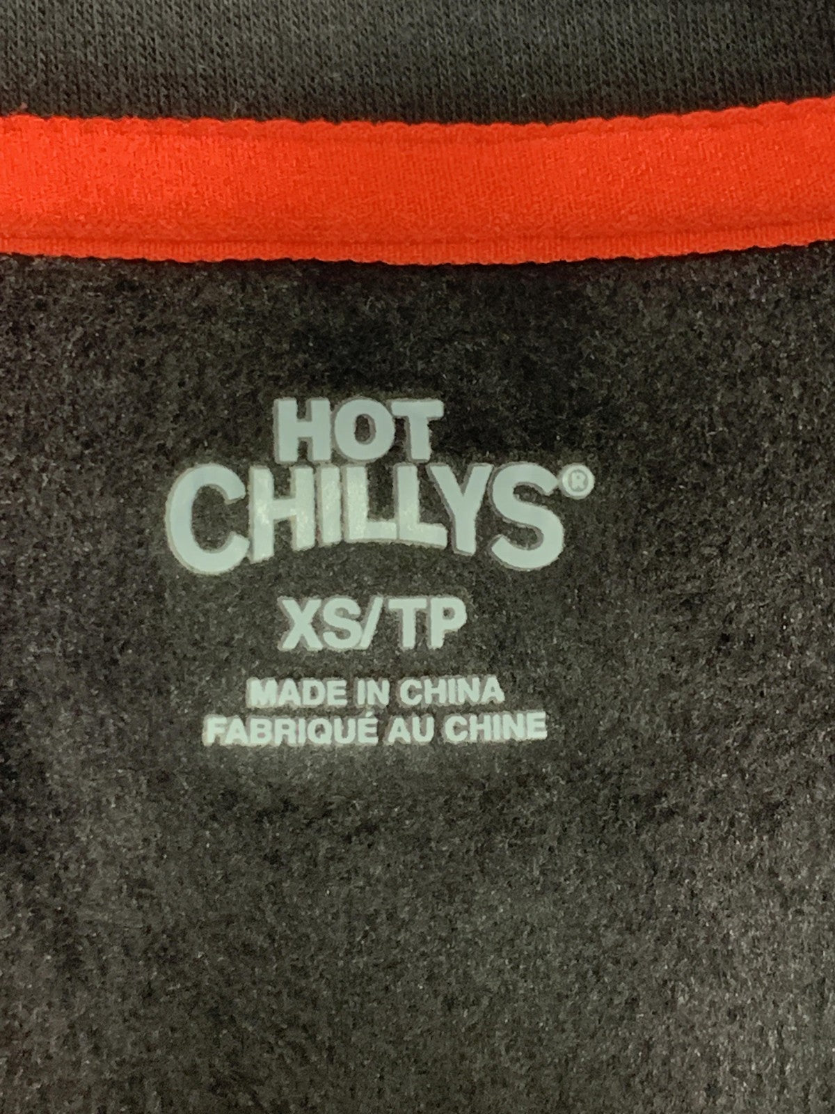 Hot Chillys Jacket Youth XS Black Fleece Lined Full Zip HC Logo Outdoor Warm