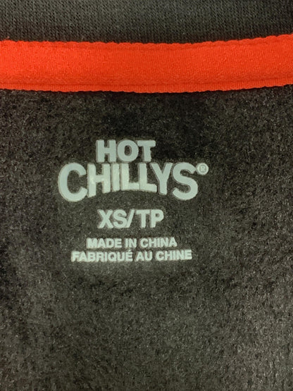 Hot Chillys Jacket Youth XS Black Fleece Lined Full Zip HC Logo Outdoor Warm