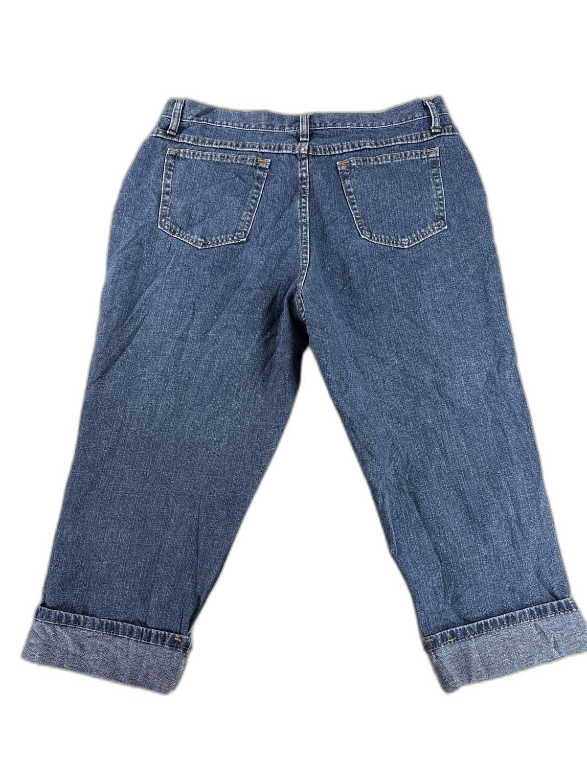 Riders Jeans 16 M Womens Blue Relaxed Fit High Rise Straight Leg Denim Pockets