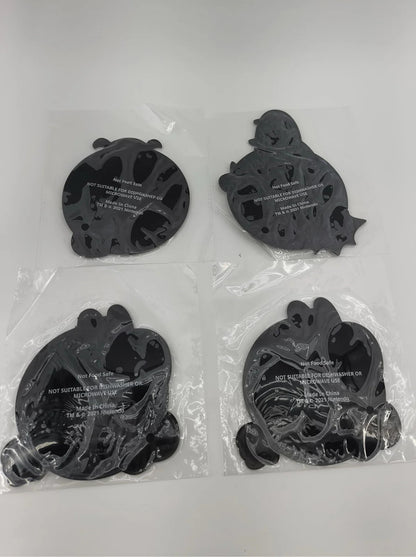 Nintendo Mario Goomba Piranha Koopa Troopa Drink Coasters Set of 4 Gift Vintage