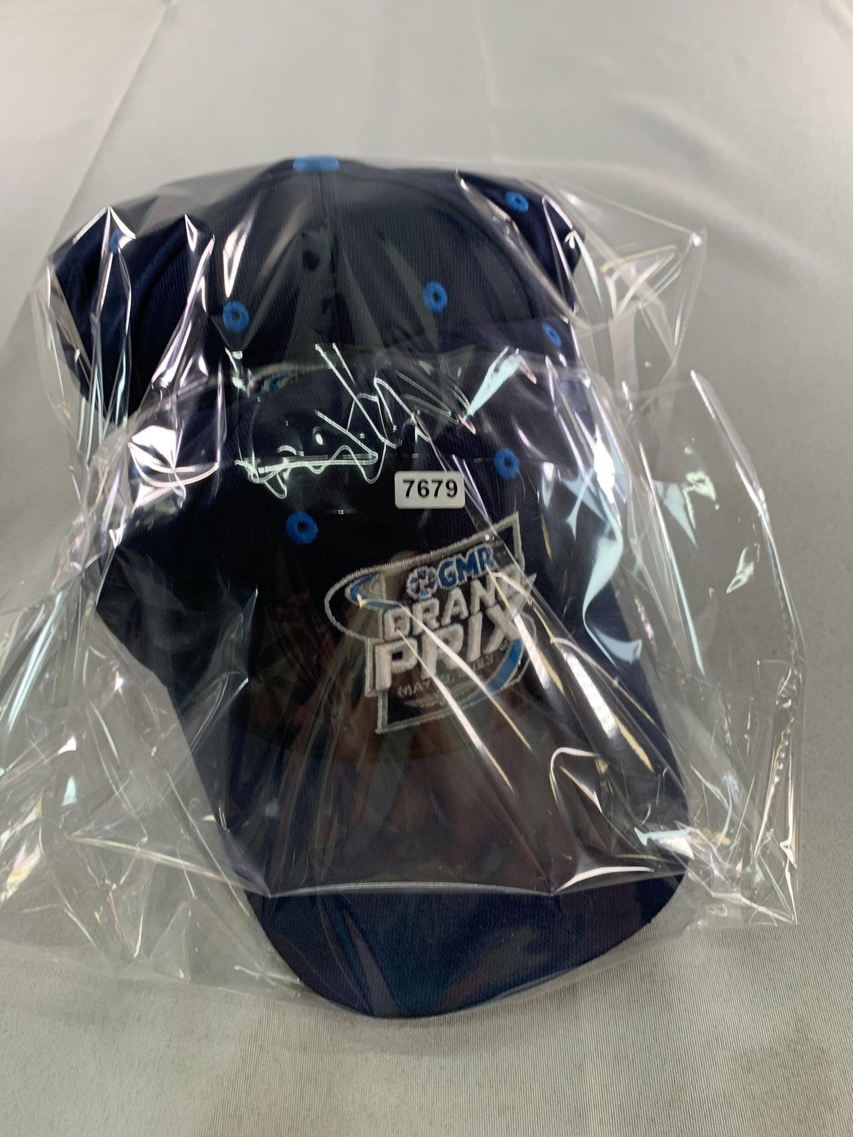 GMR Grand Prix Hat Cap Strap Back Mens One Size Navy IndyCar Racing May 2023