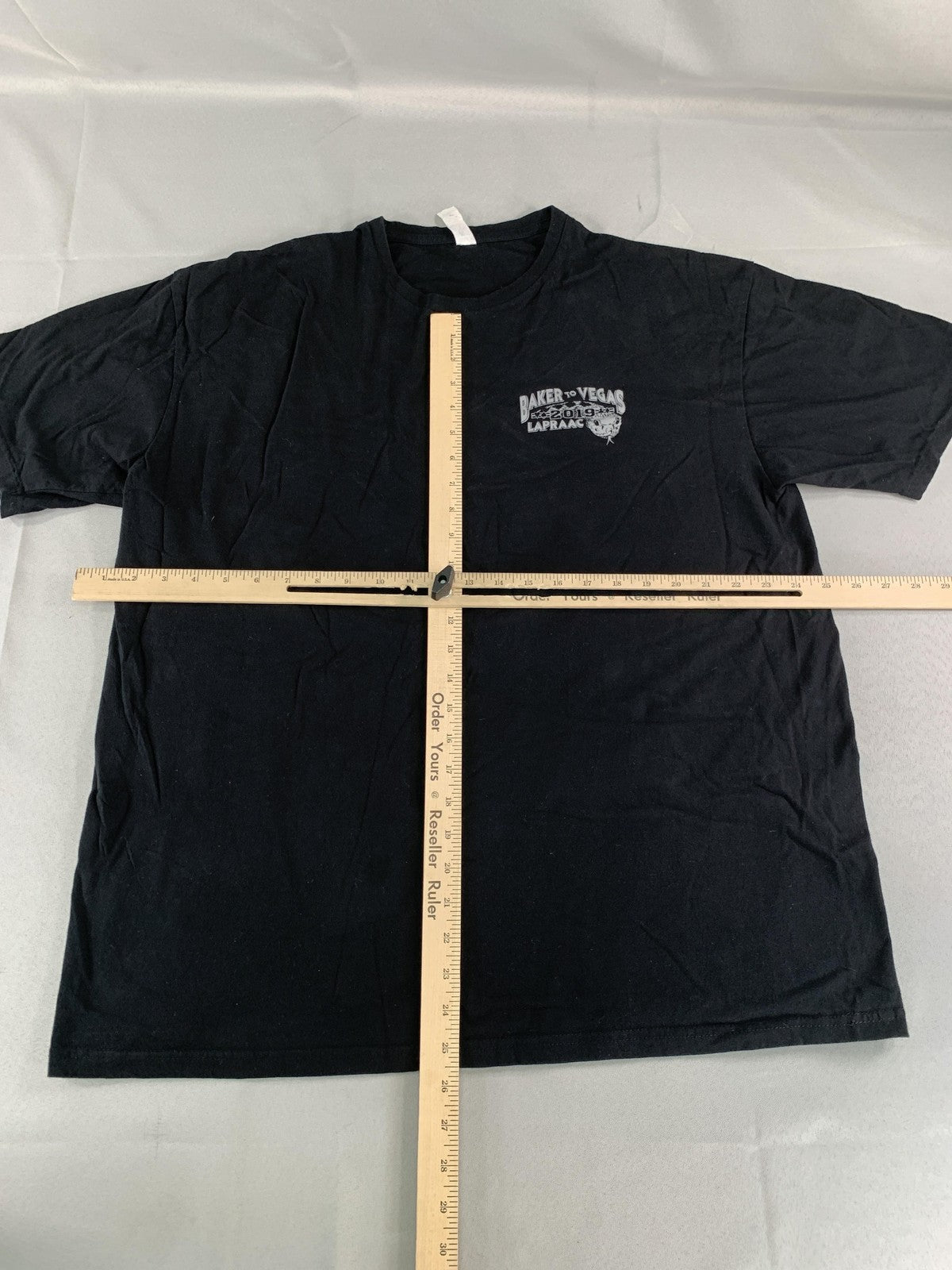 Baker to Vegas Shirt Mens 2XL Black 2019 Challenge Cup Relay LAPRAAC Running Tee