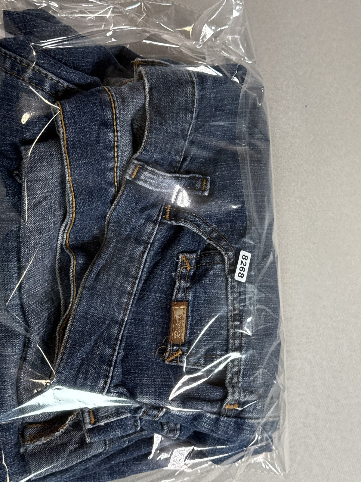 Riders Jeans 16 M Womens Blue Relaxed Fit High Rise Straight Leg Denim Pockets